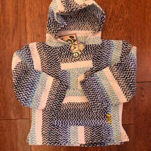 Baja Joe Pullover, New with tags- Blue, Black and Grey